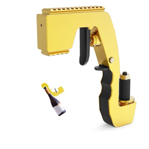 La Mejor Selección de Tiradores de cerveza al mejor precio. 43 UPOFI Pistola de champaña, pistola de champaña para fiestas, pulverizador de plástico ligero con tapón de goma ajustable, tirador de cerveza portátil y seguro para...