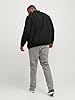 JACK & JONES Mens Rush Bomber Jacket Plus Size Black 3XL #2