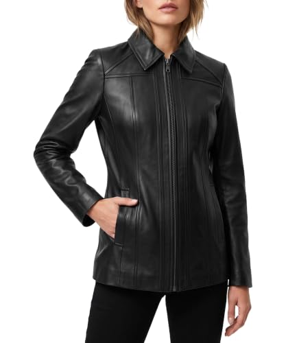 TRENDS GENESIS Genuine Lambskin Leather Jacket