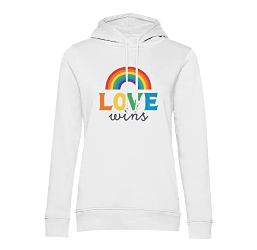 Sweat à Capuche Love Wins LGBTQ+ Rainbow : Le Cadeau Fierté Idéal