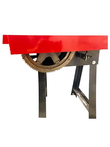 Image of Budhrani by MASTER MACHINES Heavy Duty Horizontal Chaff 4 Blade Grass Cutting Machine for Straw or Hay for Animals (Without Motor) MM - 36