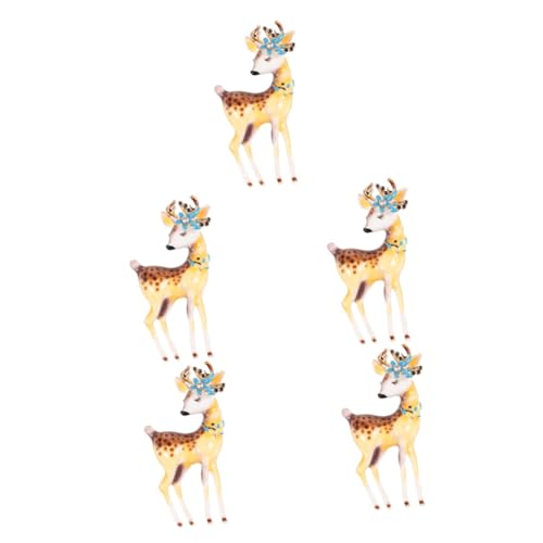 Broche de cerf Sika en alliage de zinc mignon style dessin animé