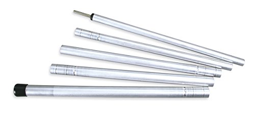 Tatonka Tarp-Stange 220 cm - Steckbare, 5-teilige Tarpstange aus Aluminium mit 2,20 Meter Länge - zum Aufspannen von Tarps und Sonnensegel