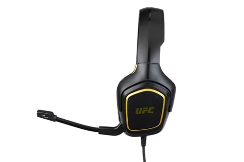 Miniatura 3 de Konix Ufc Auriculares Gaming Con Cable Para Ps4, Ps5, Switch, Xbox One Y Series X S - Micrófono A 45 - Cable De 1,5 M - Conector Jack De 3,5 Mm - Negro Y Dorado