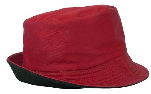 Image of Gelante Reversible Bucket Hat for Men and Women - Cotton, Outdoor Sun Protection Bucket Hats.
