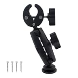 Trolling Motor Stabilizzatore 360° Supporto Regolabile Anti Vibration Morsetto per Kayak, Barca, , Marine Adatto a aste con diametro da 2 cm a 4 cm
