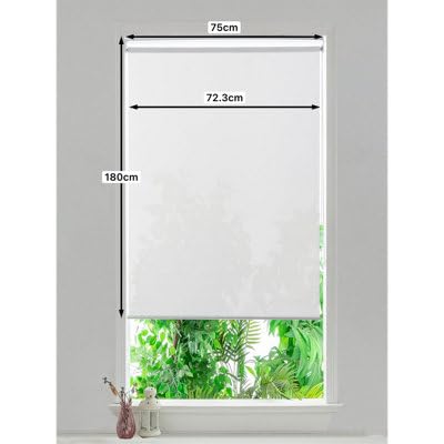 GoodHome Store Enrouleur Thermique tamisant Badallo 75 x 180 cm Optique