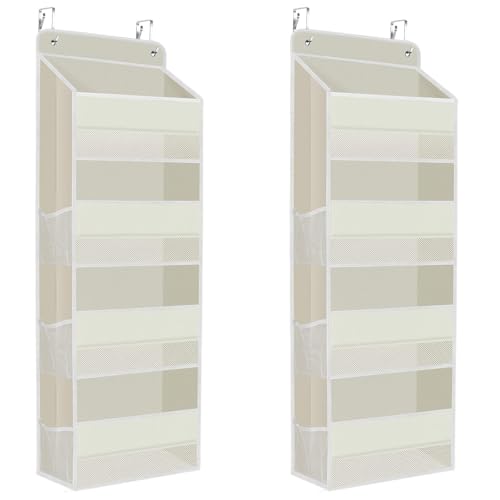 Over-the-door 4-tier Organizer (2-pack) with clear pockets