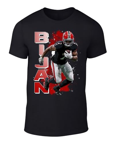 Atlanta Bijan Robinson Spray Paint Style Throwback Style T-Shirt Men's Adult