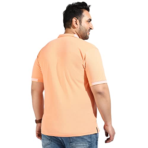 Image of CAHOOT Instafab Plus Men's Polo Neck Half Sleeve Regular Fit T-Shirt for Casual Wear | Modern Clothing T-Shirt Crafted with Comfort Fit and High-Performance for Everyday Wear