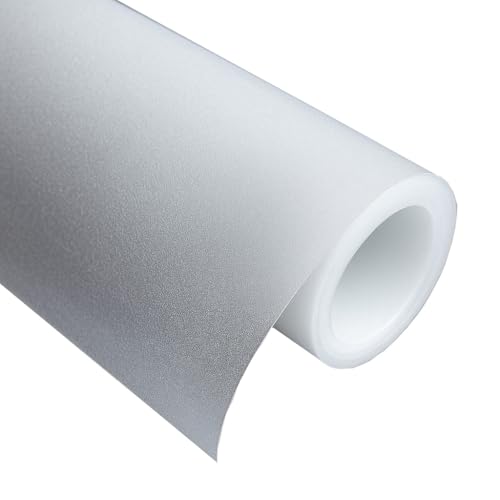 Ouxon Frosted Window Film Static Cling Privacy Glass Film Removable No Glue Waterproof UV Protection for Bathroom Kitchen Bedroom (17.7x78.7 Inch)