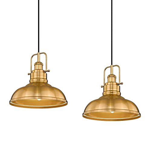zeyu 2 Pack Farmhouse Pendant Lights, 11-inch...