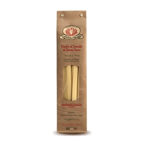 Rustichella d'Abruzzo - Pappardelle Rigate dicke italienische Bandnudeln - 500g Cover