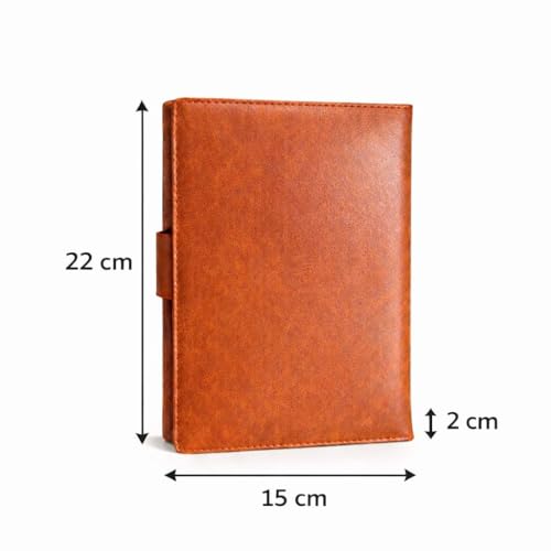Image of Nitaniya Paper Cover Hard Bound New Year Diary 2027 | A5 Size 365 Days Daily Planner Diary with Dates and Month Cut Index For Office, Student & Corporate (AD611)
