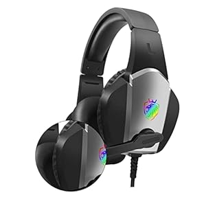 KOMBIUDA 1Pc Headset Hoofdtelefoon Bedrade Ruisonderdrukking Hoofdtelefoon Draadloze Headset Microfoon Ruisonderdrukking Hoofdtelefoon Draadloze PC Game Accessoires Draadloze Gaming Oortelefoon USB Oort