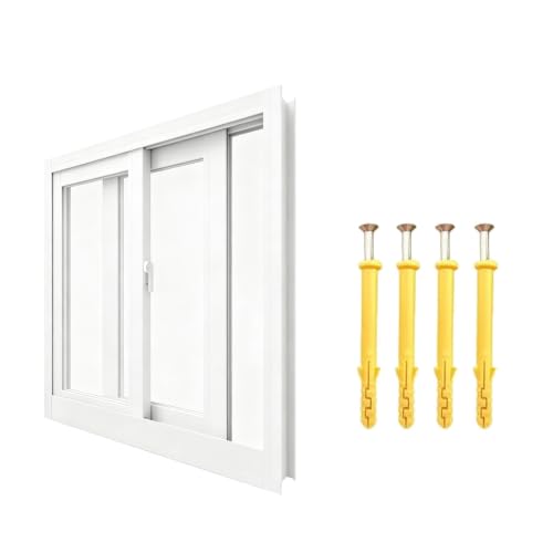 Ventana de baño con marco de aluminio y vidrio templado para sótanos y zonas húmedas 2