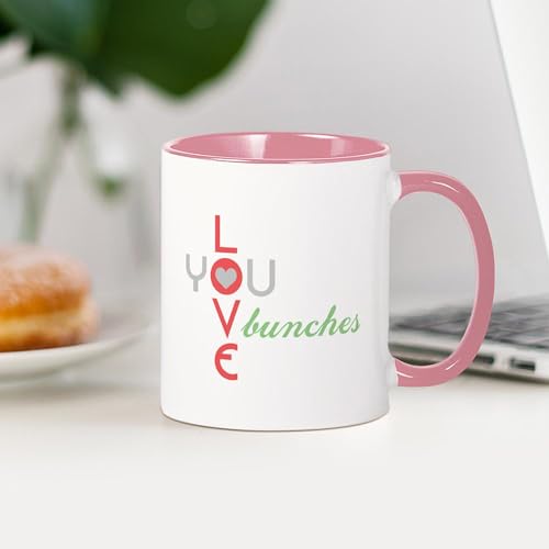 Mug de cerámica 11 oz con diseño Love You Bunches miniatura 4