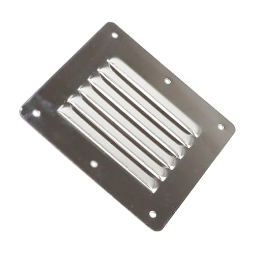 Generico Ventilador para Equipos náuticos, Cubierta Perforada de Acero Inoxidable, Cubierta para la ventilación de Aire o yate, para Aficionados de Puente de, Pared Motor y al Aire Libre