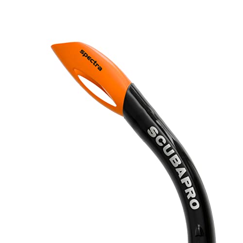 SCUBAPRO Spectra Snorkel, Negro/Naranja miniatura 3