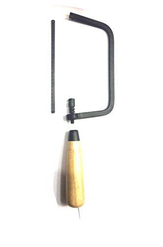 Image of KROST HACK6 Heavy Duty 6 Inch Hacksaw Frame with Detacheable Wooden Handle and 10 Pieces of Blades