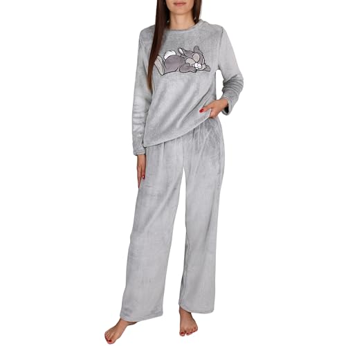 Disney Bambi Thumper Damen Zweiteiliger Pyjama, Weite HOSENBEINE, Schlafanzug Set (DE/NL/SE/PL, Alphanumerisch, XS, Regular, Regular, B)