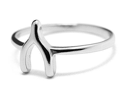 apop nyc Sterling Silver Wishbone Ring (7, Sterling-Silver) [Jewelry] [Jewelry]