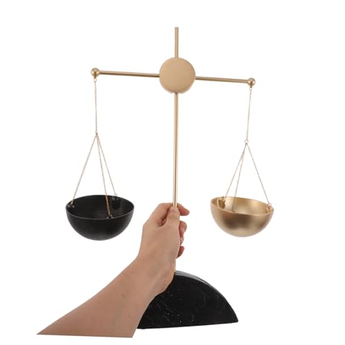Figurine balance vintage métal Cabilock : objet de décoration maison et bureau