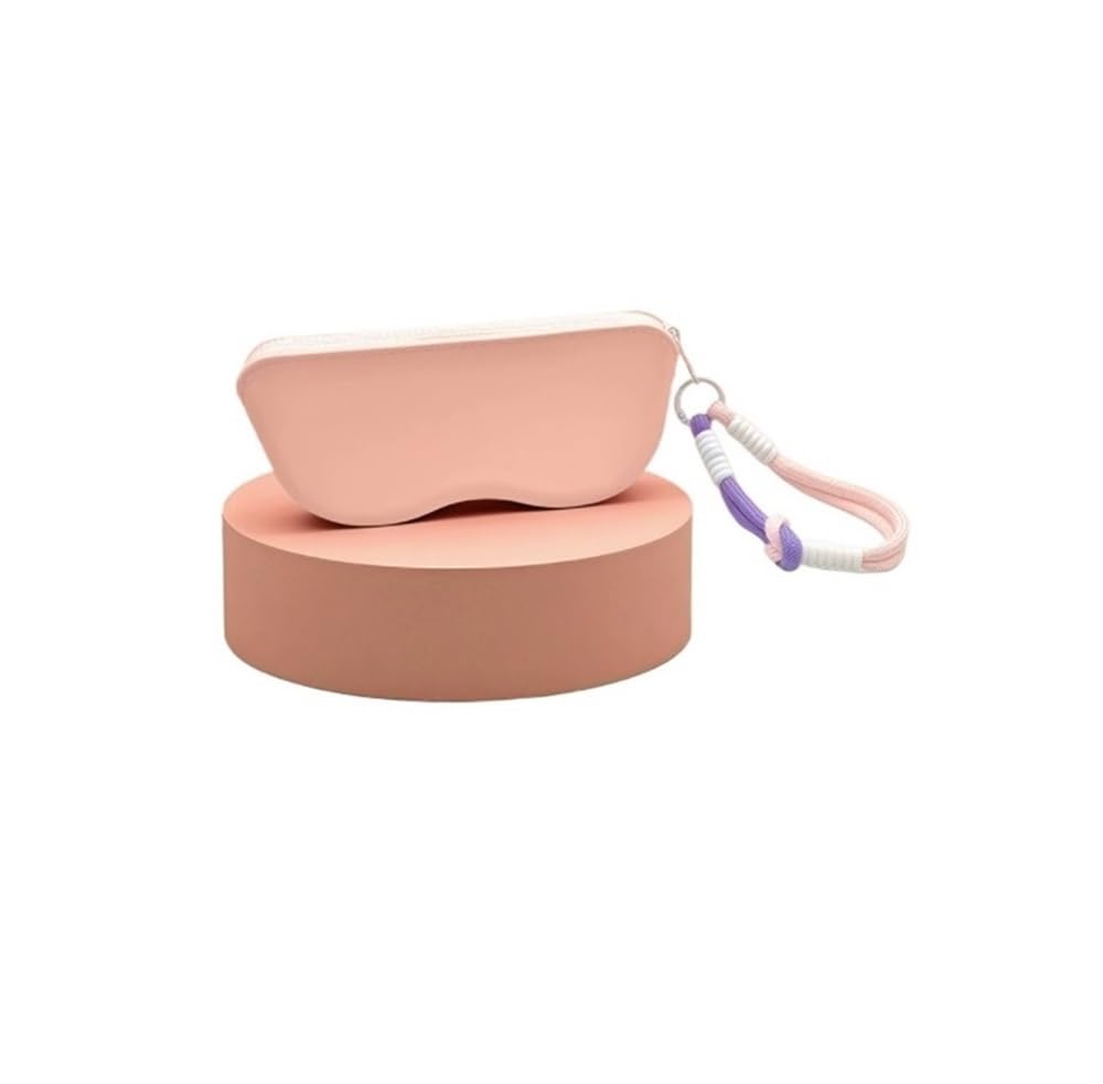 Amibvzhang Silicone Zipper Eyeglass Sunglasses Storage Hanging Women's Girls' Coin Purse Waterproof Pouch Wallet Unisex(A4)
