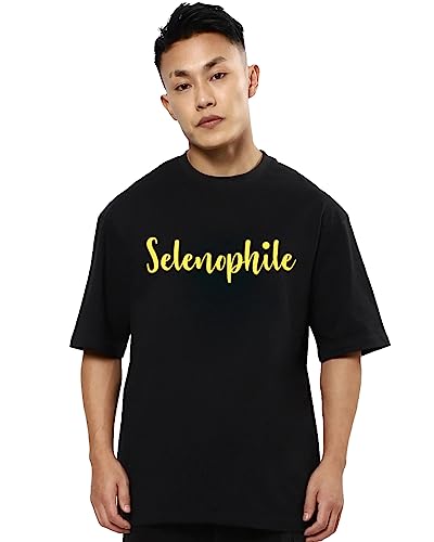 Image of Mens Oversized Printed Half Sleeve Branded Cotton T-Shirt for Mens || Back Printed t Shirts for Men || Oversized t Shirts for Men