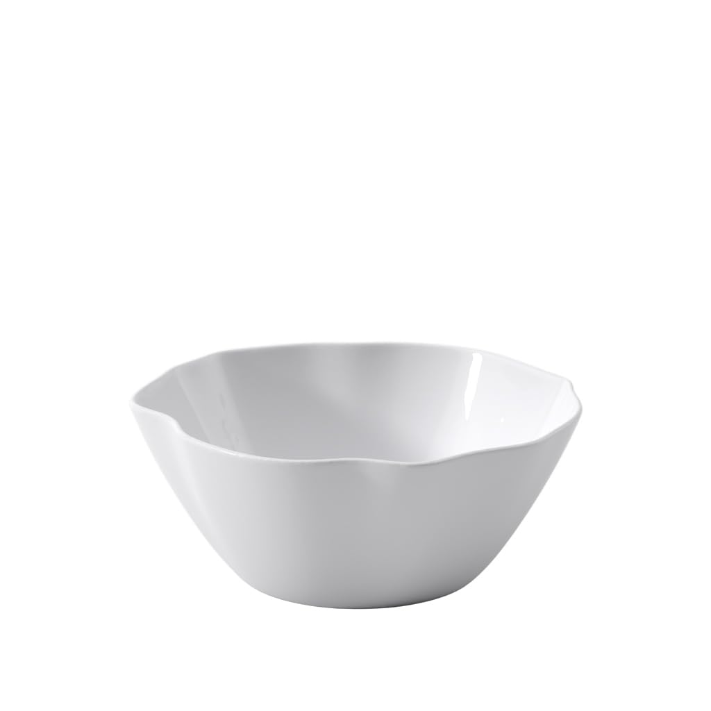 Villeroy & Boch – Pura Cereal Bowl, Approx. 15.5 × 15.5 × 6.5 cm, Pure White, Dishwasher-Safe and Microwave-Safe, Flowing Shape, Premium Bone Porcelain Made in Germany