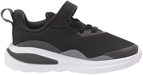 adidas Kids Fortarun Elastic Running Shoe, Black/White/Grey, 5 US Unisex Toddler | Image 5