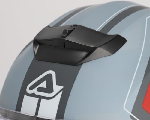 Acerbis Serel Graphic Kask, szary/czerwony mat, XL (61)