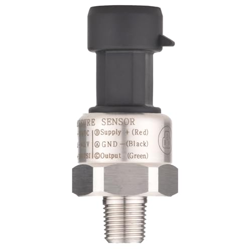 REAXOAL 100 PSI Pressure Sensor Fuel Oil Coolant Pressure 7990100 Compatible with EFI and Data Logging Systems (1/8" NPT Thread,0.5V to 4.5V)