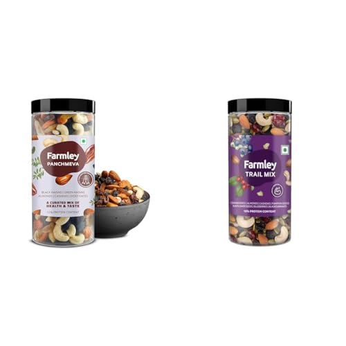 Image of Farmley Dry Fruits Mix 855g I Panchmeva 405g & Trail Mix 450g