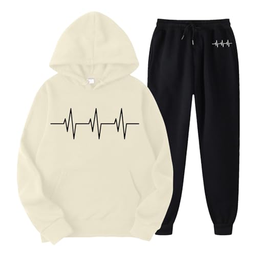Ensemble femme 2 pièces survêtement noir chic en maille chaude pour hiver