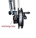 Brocraft Troll Manual Downrigger with Telescopic Boom, Swivel Base and Boat Gimbal Mount