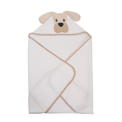 Image of JN&LULU Organic Cotton Fabric Hooded Towel for Kids & Toddlers, Ideal at Bath, Beach, Pool