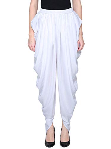 Rayonne Pleine Longueur Taille Libre Solide Plaine Dhoti Pantalon pour Femmes | Fille | Patiala Salwar pour Femme Cover