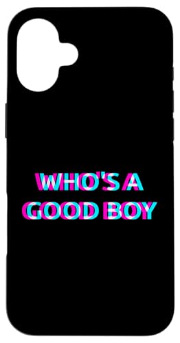 Who's A Good Boy Baby Alternative 2000s Aesthetic Graphic �X�}�z�P�[�X iPhone 16 Plus �p