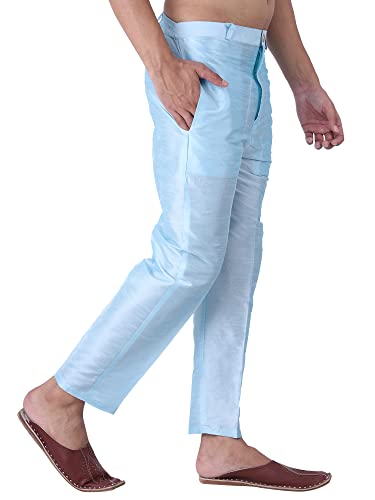 Image of HUZUR Mens Silk Trouser /Pant