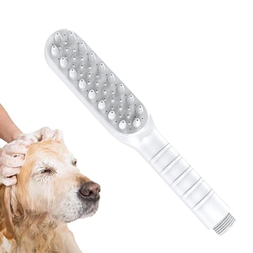 1 Hunde-Duschkopf – Haustierpflege-Werkzeug, interaktives Hundewaschsprüher | Bequemer Haustier-Reinigungs-Duschkopf, Handheld-Zubehör für langhaarige Haustiere, 22,9 x 2,8 cm