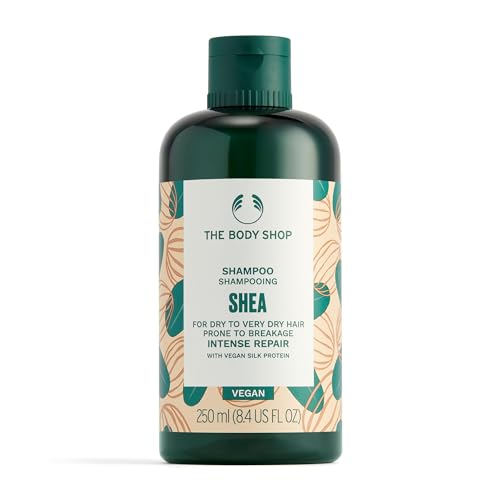 The Body Shop Vegan Shea Intense Repair Shampoo, 250 Ml - For Dry To Very Dry Hair Prone To Breakage | Vegan