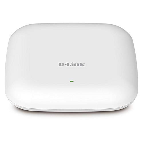 Image of D-Link AC1300 Wave 2 Dual-Band PoE Access Point, Stand-alone or Remote Software Managed (Nuclias Connect), Gigabit Port, Wall or Ceiling Mount, Supports 802.3af PoE, WiFi Bridge Mode (DAP-2610) White