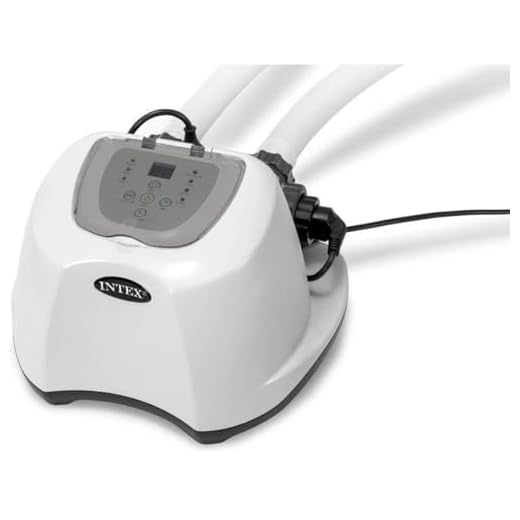 Intex 26668Gs Krystal Clear Salzwas De Ser Sistema, 12 V, Gris/Negro/Blanco, 41 X 34 X 26 Cm