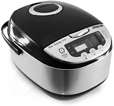 Arshia Digital Rice Cooker, open view with inner pot