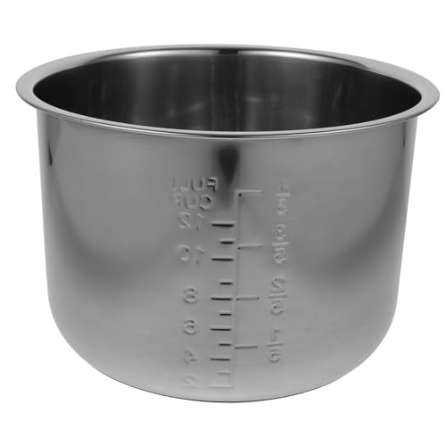 UKCOCO Olla Arrocera de Inoxidable Interior Antiadherente para Cocción Compatible con Cocedor de Arroz para Hogar y