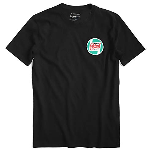 T-shirt Lucky Brand Castrol homme haut graphique manches courtes