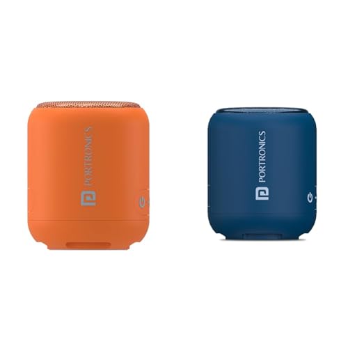 Image of Portronics SoundDrum 1 10W TWS Portable Bluetooth 5.3 Speaker with Powerful Bass, Inbuilt-FM & Type