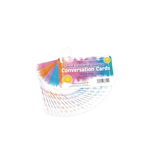 Image of Really Good Stuff Social-Emotional Learning Conversation Cards