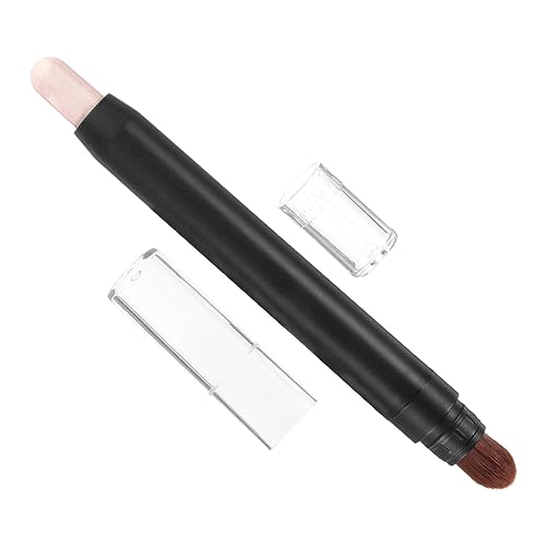 Beatifufu 2-in-1 Eye Shadow Stick Brush Compact Design Ideal for Travel Daily Use